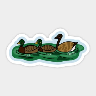 duck duck goose Sticker